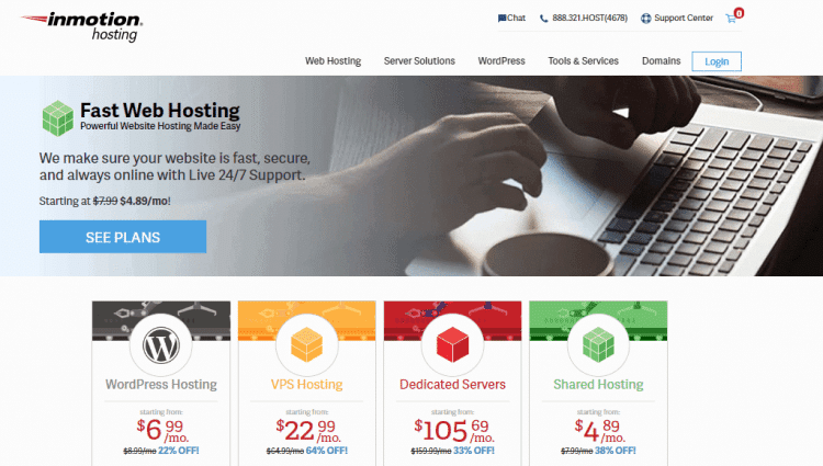 Inmotion web hosting