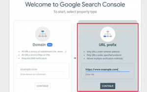 Google search console