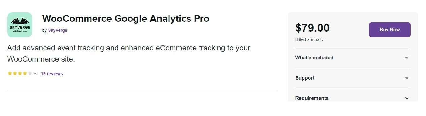 WooCommerce Google Analytics Pro plugin